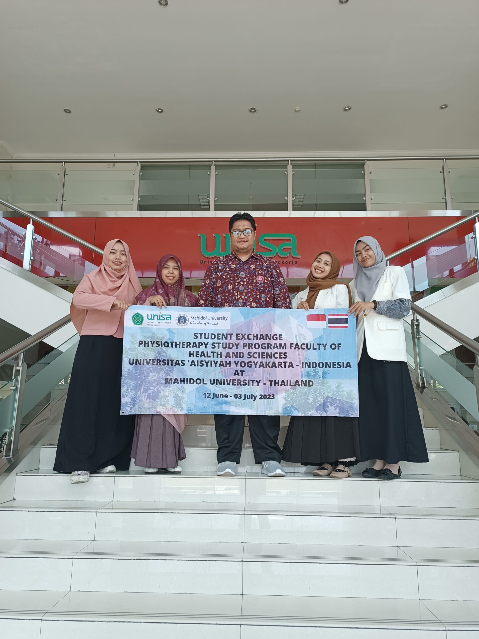 Pelepasan Student Exchange UNISA Yogyakarta ke Mahidol University, Thailand