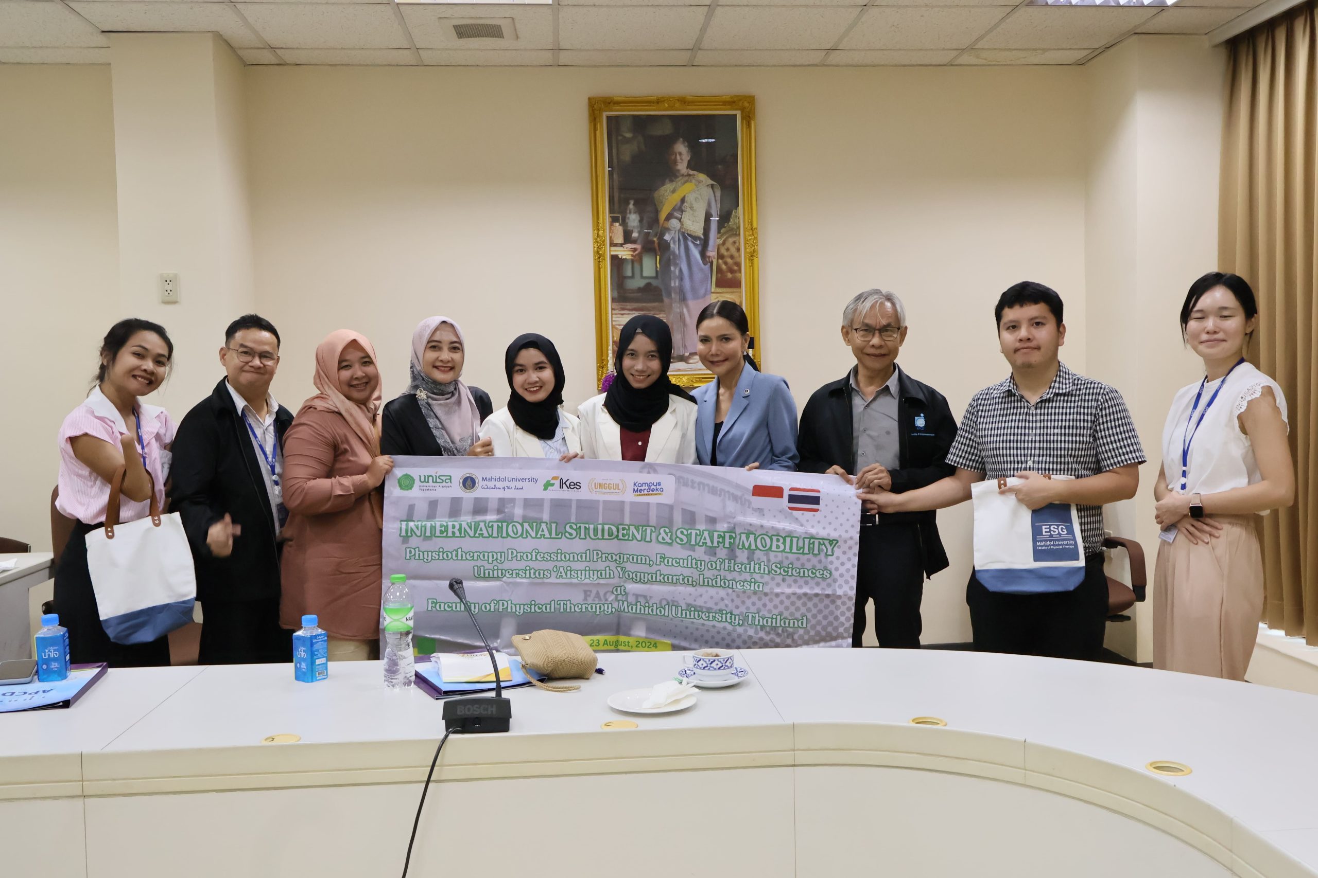 INTERNATIONAL STUDENT MOBILITY PROGRAM STUDI PENDIDIKAN PROFESI FISIOTERAPI UNISA YOGYA DI MAHIDOL UNIVERSITY THAILAND